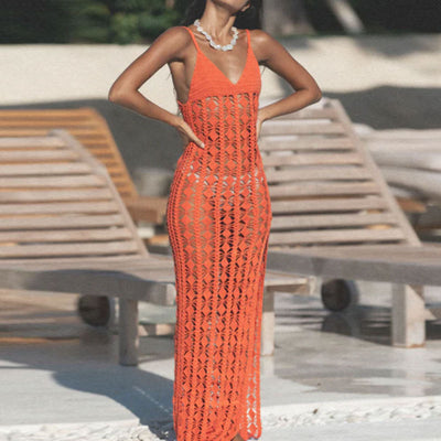 Solar Tease – Cutout Strap Dress - Velina Fashion